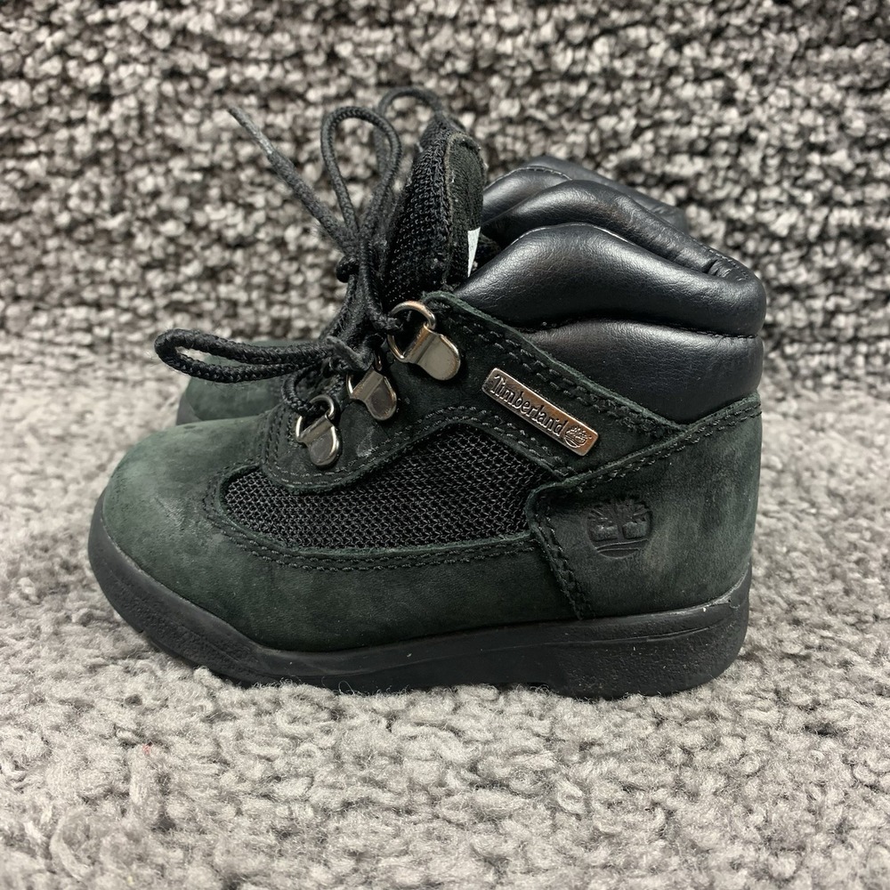 Timberland Toddler Field Boots Black Size 8